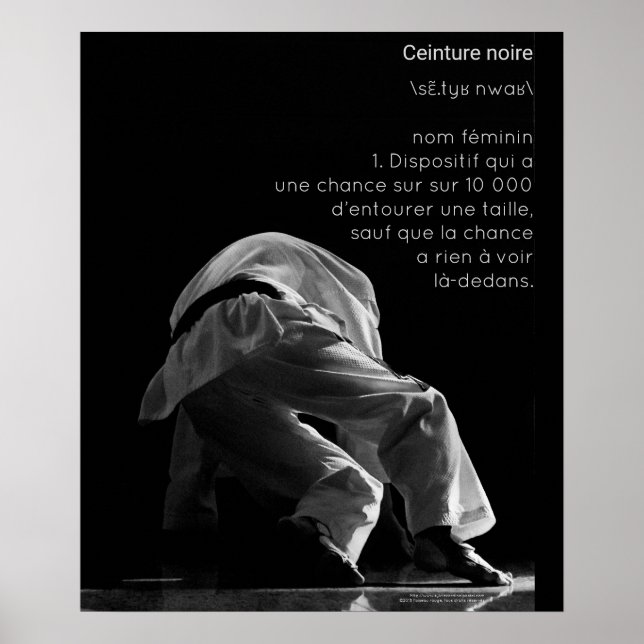 Poster TAEKWONDO DES ÉPREUVES para (Frente)