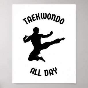 Poster Taekwondo o dia todo