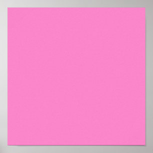 Poster Taffy Rosa liso e sólido
