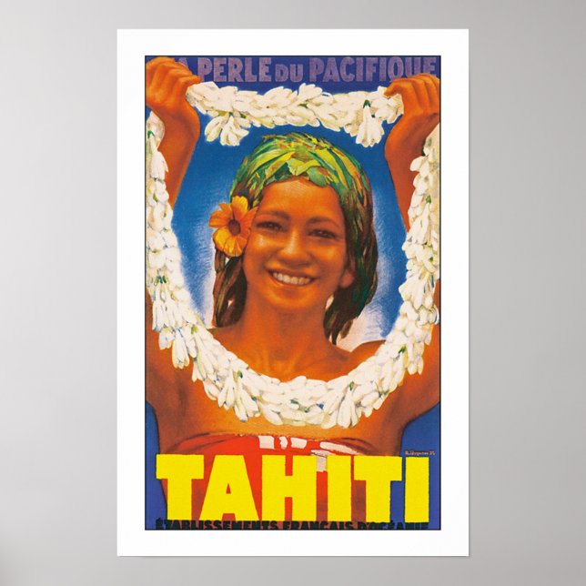 Póster Tahiti (Frente)