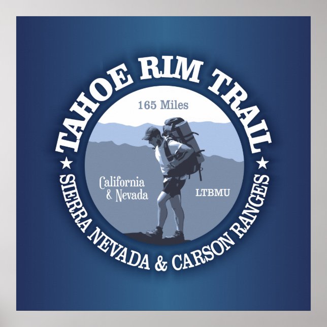 Póster Tahoe Rim Trail (Frente)