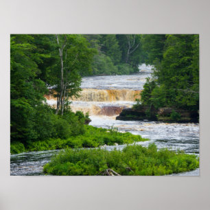 Póster Tahquamenon As Quedas Inferiores