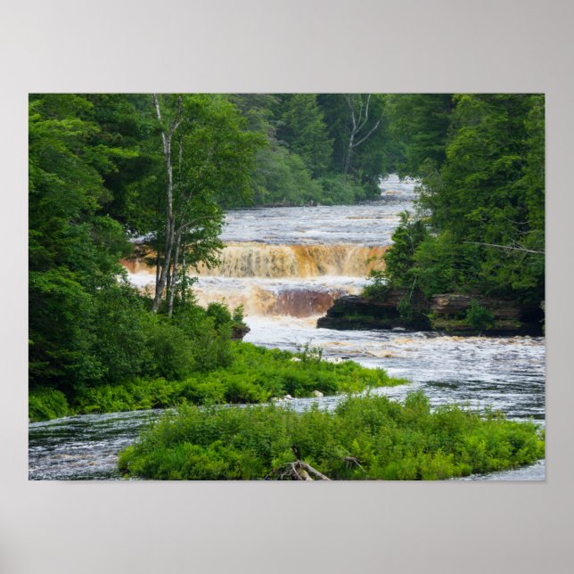 Póster Tahquamenon As Quedas Inferiores (Frente)