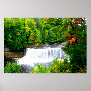 Póster Tahquamenon Falls Michigan