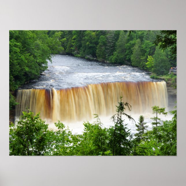 Póster Tahquamenon Upper Falls (Frente)