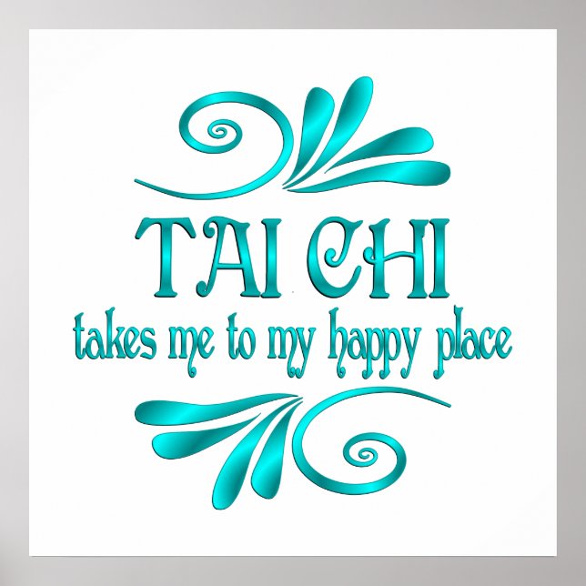 Poster Tai Chi Happy Place (Frente)