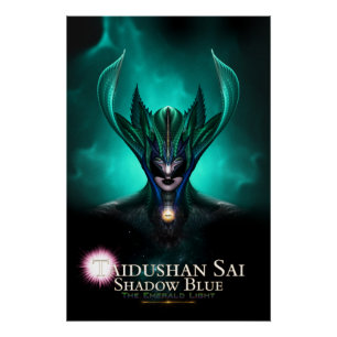 Póster Taidushan Sai Shadow Blue TEL Poster Perfeito