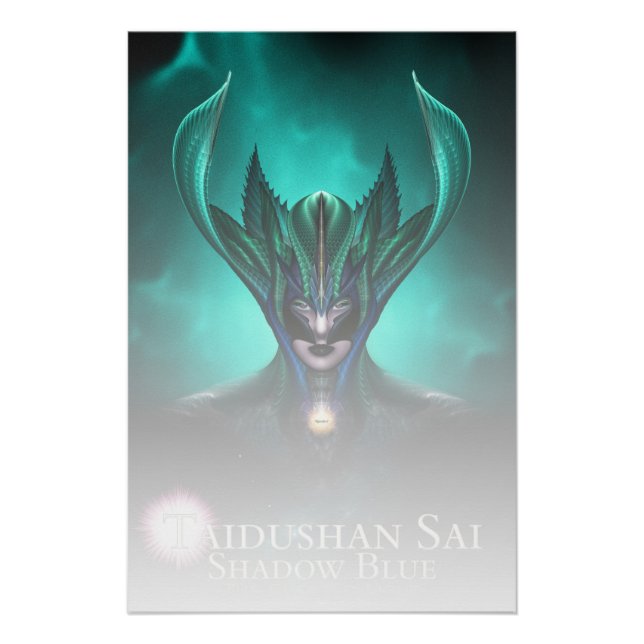 Póster Taidushan Sai Shadow Blue TELGR Poster Perfeito (Frente)