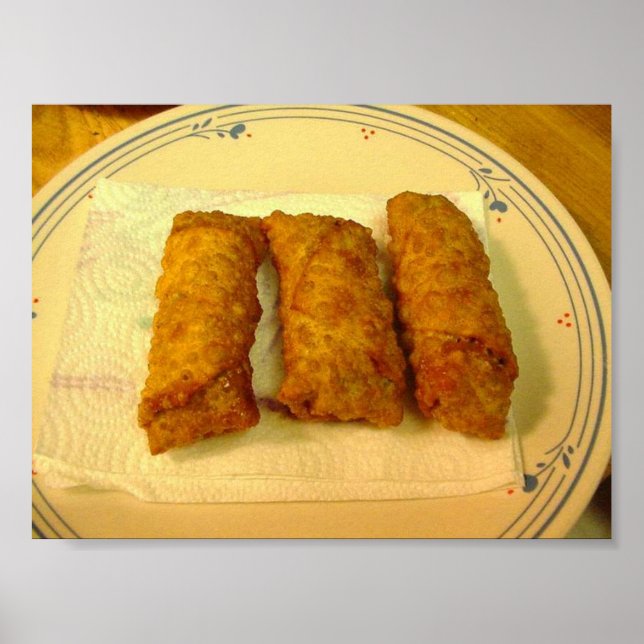 Póster Tailandês Chicken Eggrolls (Frente)