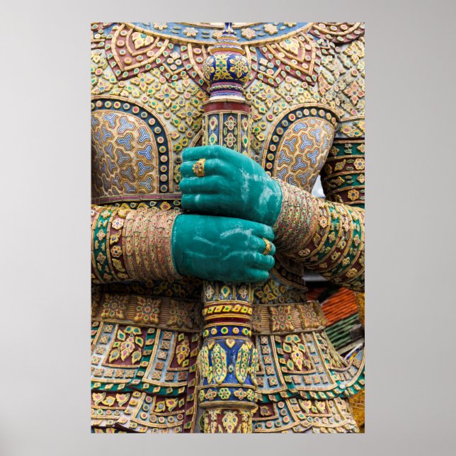 Poster Tailândia, Banguecoque, Grande Palácio (Frente)