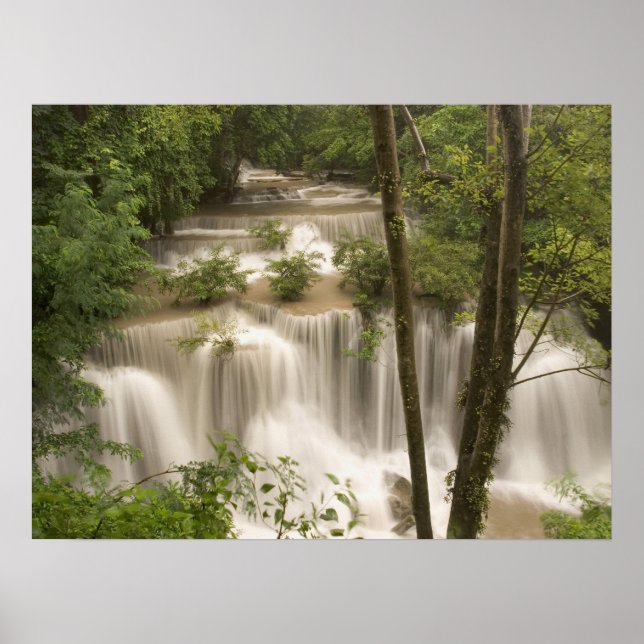 Poster Tailândia, Cachoeira Huai Mae Khamin (Frente)
