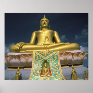 Poster Tailândia, Ilha de Koh Samui. Grande Buda.