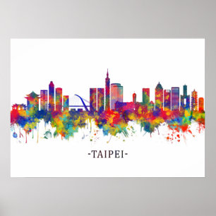 Poster Taiwan Skyline