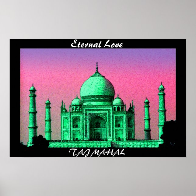Póster Taj Mahal (Frente)
