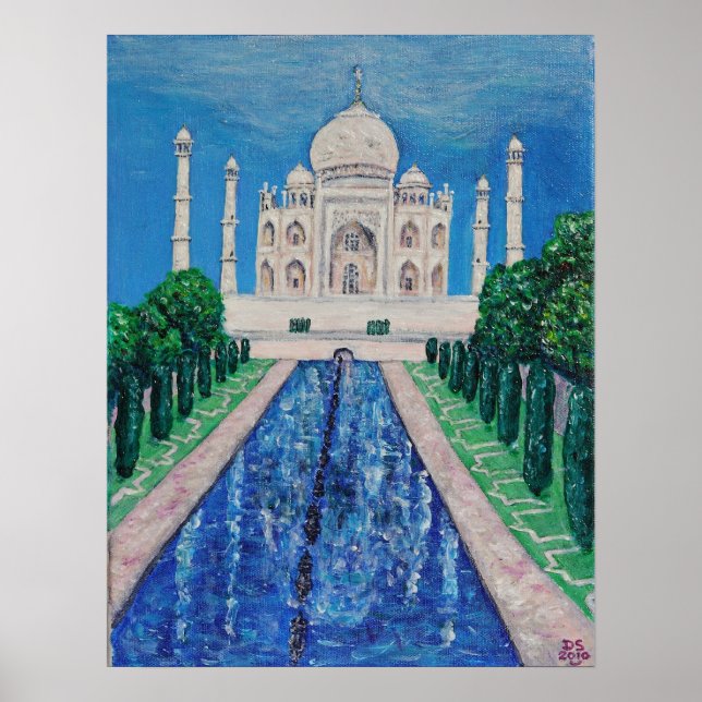 Póster Taj Mahal (Frente)