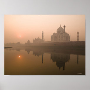 Póster Taj Mahal, Agra, Índia