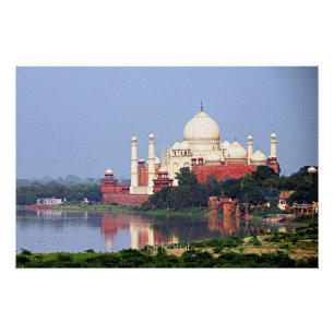 Póster Taj Mahal, Agra, India,