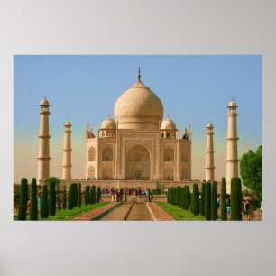 Poster taj mahal brilhante