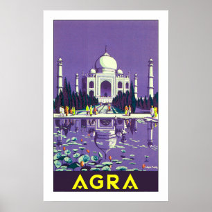 Póster ~ Taj Mahal de Agra