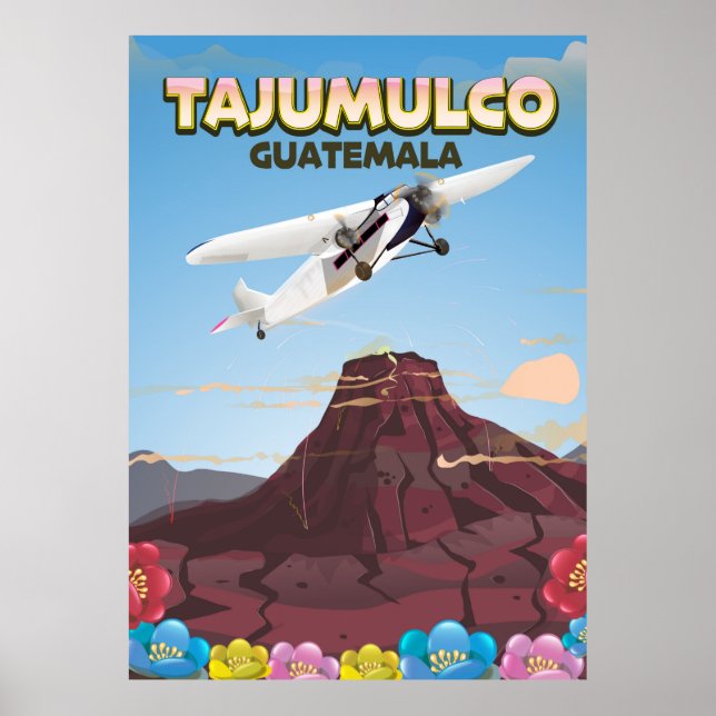 Poster Tajumulco Guatemala (Frente)