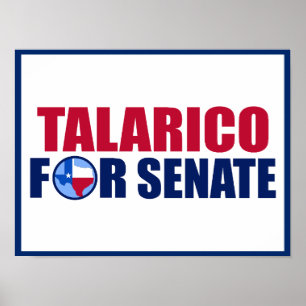 Poster Talarico para Senado Texas Eleição 2026