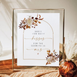 Poster TALIA Boho Fall Quantos Beijos Chá de Noiva