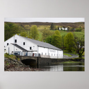 Poster Talisker whisky destiery on Skye, Escócia