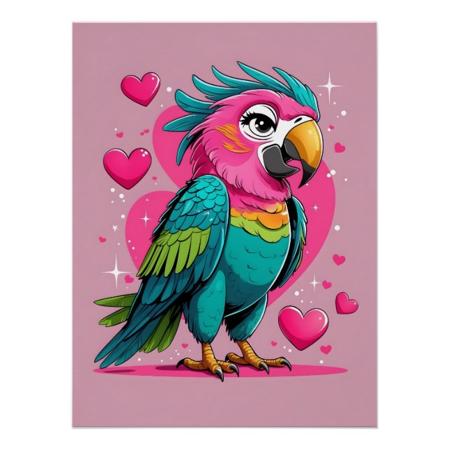 Póster Talk Flirty To Me Art Print (Frente)