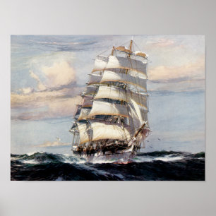 Póster Tall Ship Tessus