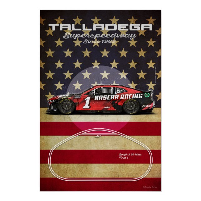 Póster Talladega Superspeedway (Frente)