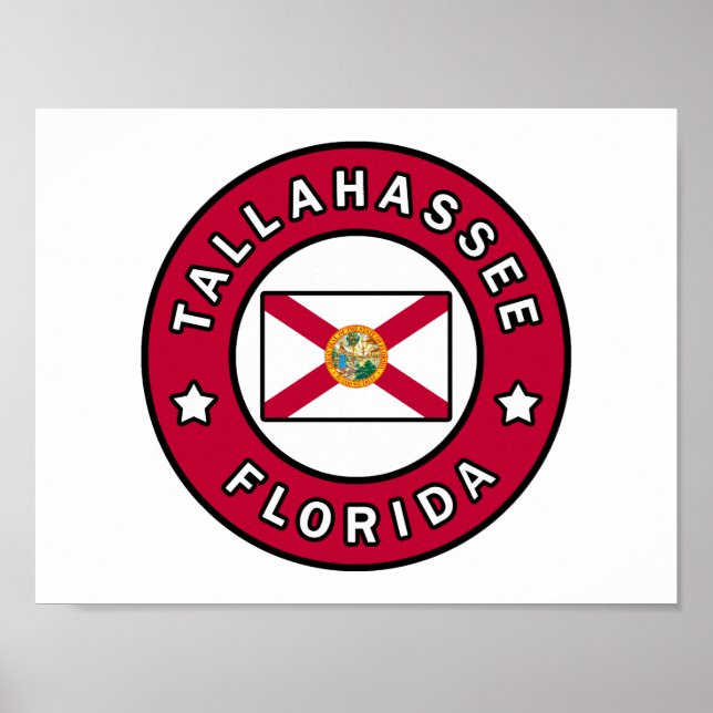 Poster Tallahassee Florida (Frente)