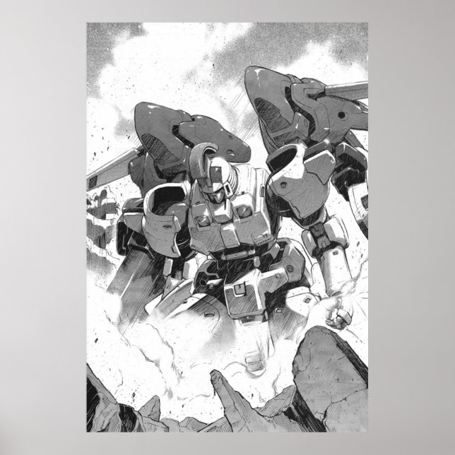 Poster Tallgeese Gundam Wing (Frente)