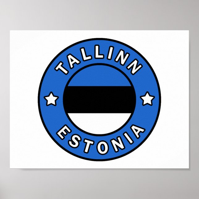 Poster Tallinn Estônia (Frente)