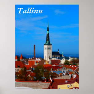 Póster Tallinn, Estônia