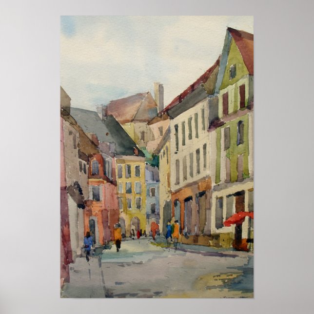 Póster Tallinn - Estônia (Frente)