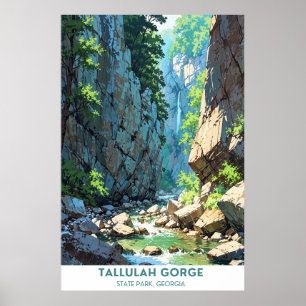 Poster Tallulah Gorge State Park, Geórgia
