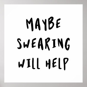 Poster Talvez Jurar Ajude