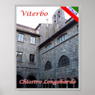 Poster taly - Lazio - Longobard Cloister -