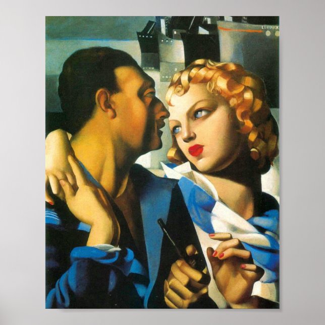 Poster Tamara de Lempicka - xille (Frente)