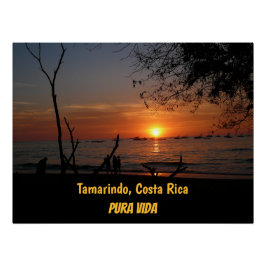 Póster Tamarindo Sunset Respirante