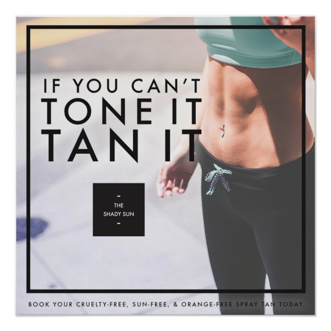 Póster Tan Tone It (Frente)