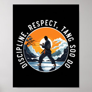 Poster Tang Soo Do Karate Coreano Artes Marciais Artes Ma