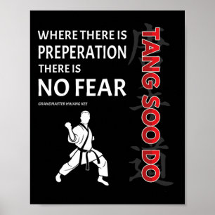 Poster Tang Soo Do Shirt Karate Arts Marciais Oferece Tre