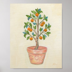 Poster Tangerine Tree art print