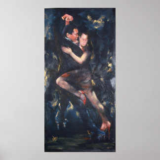 Póster Tango Apasionado/Rua Thomass