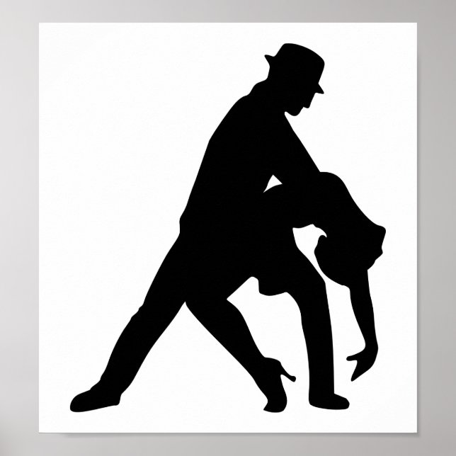 Póster Tango casal dançante (Frente)