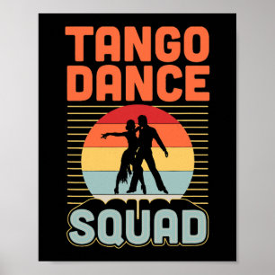 Poster Tango Dance Squad Correspondente ao Tango Dance Sc