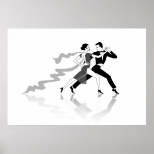 Póster Tango Dancers