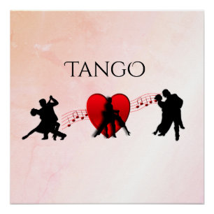 Póster Tango Dancers