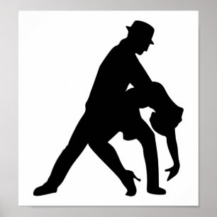 Póster Tango de dança do casal